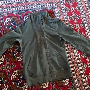 Army Green Lululemon Zip Up Jacket